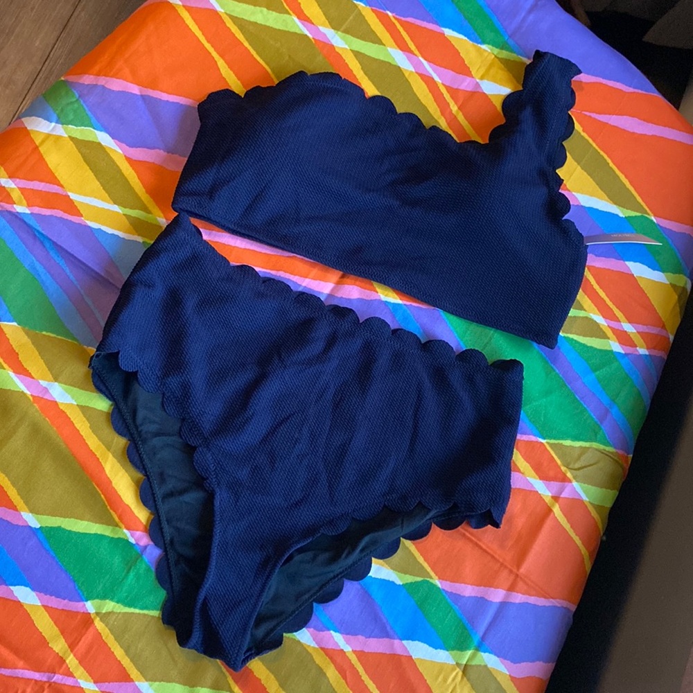 Mollybell XL one shoulder high waisted bikini